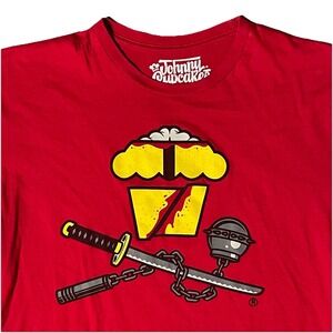 Johnny Cupcakes Kill Bill Parody T-shirt Size Medium Red Used